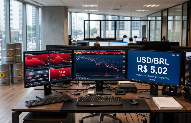 Notícias financeiras hoje: Ibovespa cai, dólar R$ 5,02 e alertas [01/06/2026]