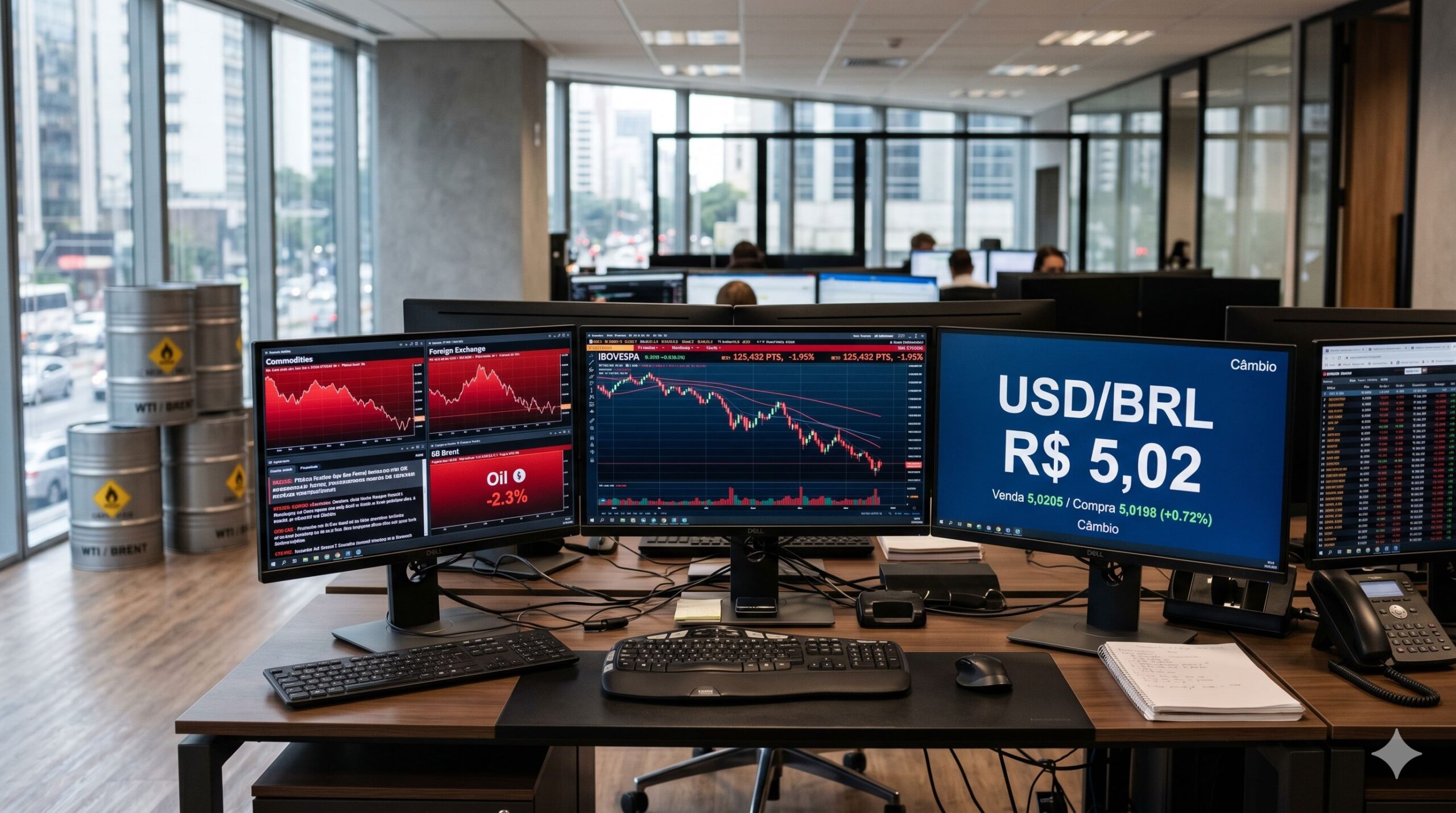 Notícias financeiras hoje: Ibovespa cai, dólar R$ 5,02 e alertas [01/06/2026]
