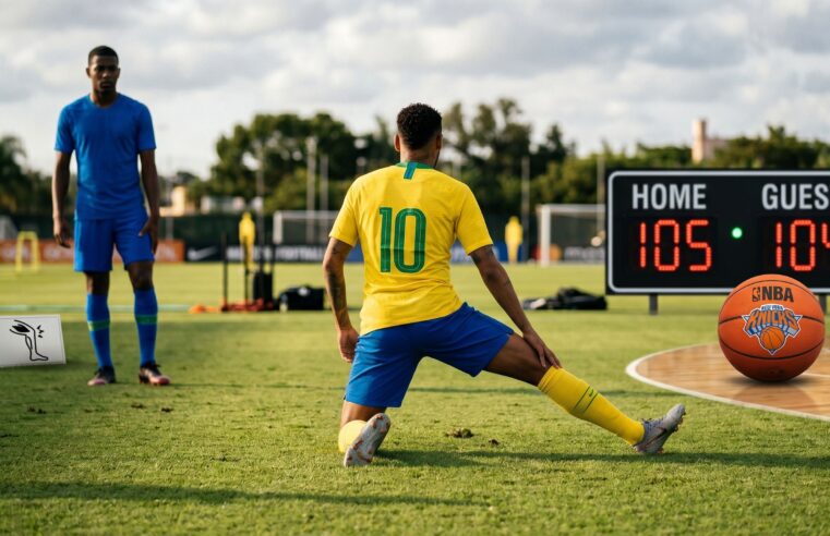 Notícias esportivas hoje: Neymar evolui, Wesley fora da Copa e Knicks vencia: 08/06/2026
