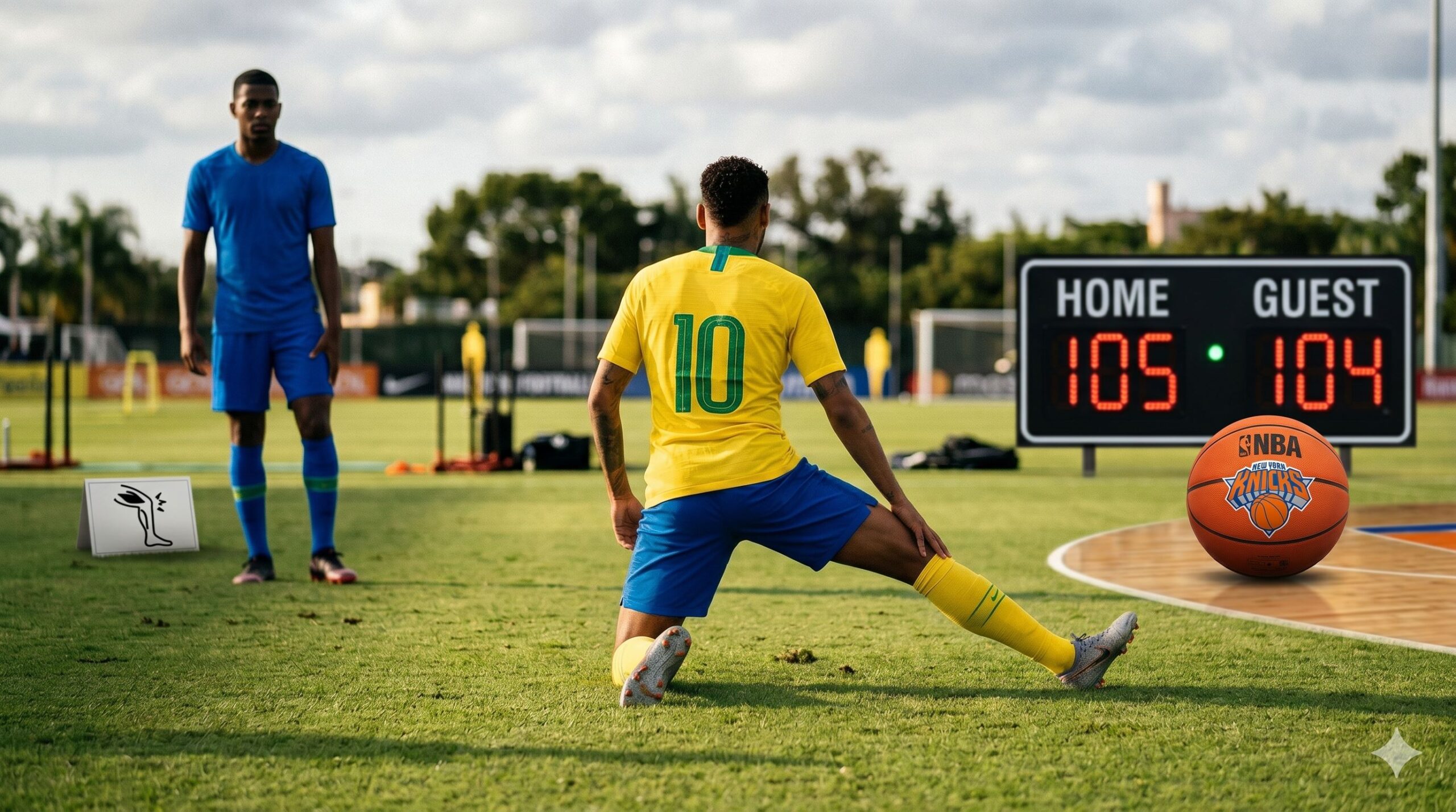 Notícias esportivas hoje: Neymar evolui, Wesley fora da Copa e Knicks vencia: 08/06/2026