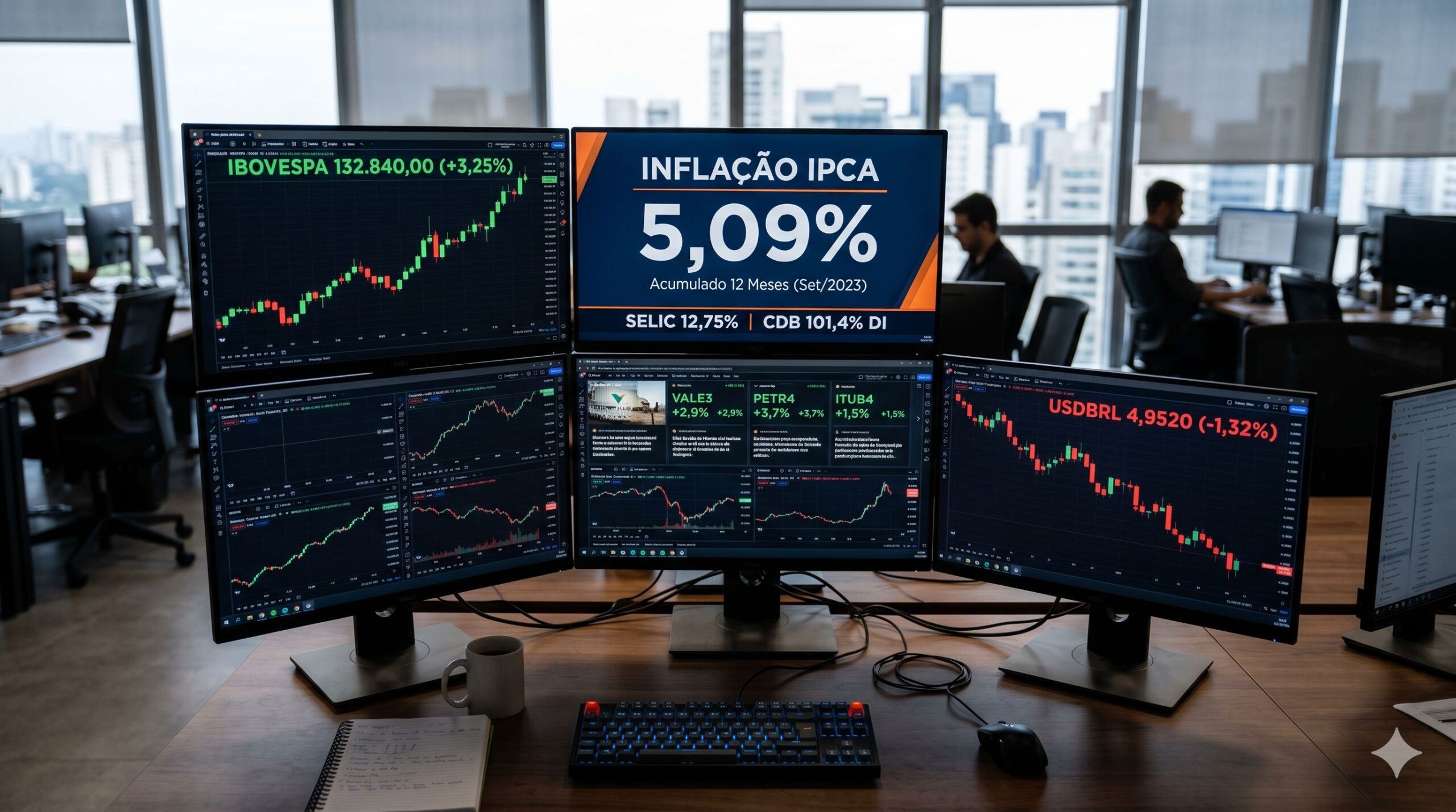 Notícias financeiras hoje: Ibovespa, dólar e inflação 02/06/2026