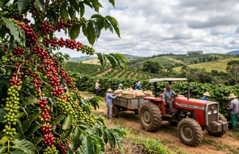 Preço do café arábica despenca com safra recorde