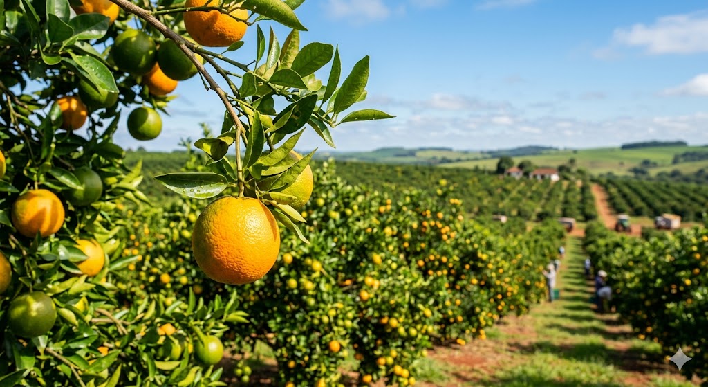 Laranja safra 2026: indústria foca em frutas próprias
