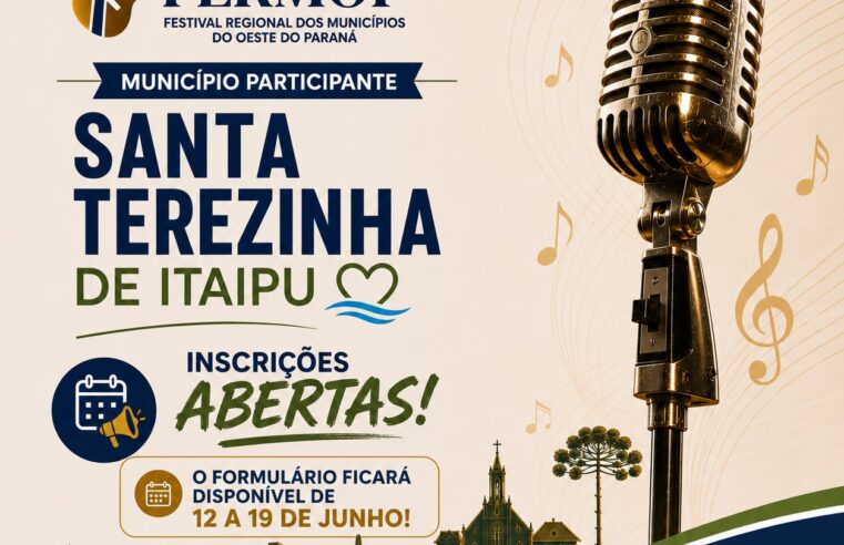 Inscrições FERMOP 2026: Vagas em Santa Terezinha