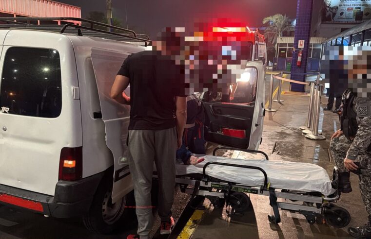 Bebê nasce na Ponte da Amizade durante parto de emergência