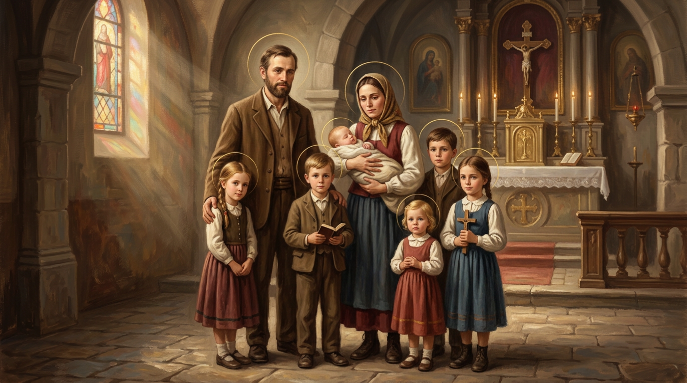Santo do Dia 07/07 – Beatos Józef e Wiktoria Ulma com sete filhos