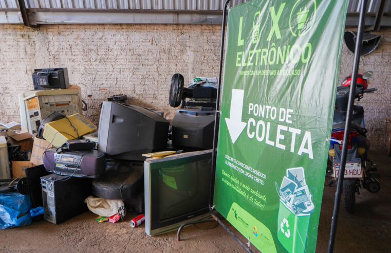 Descarte de lixo eletrônico: campanha em Santa Terezinha