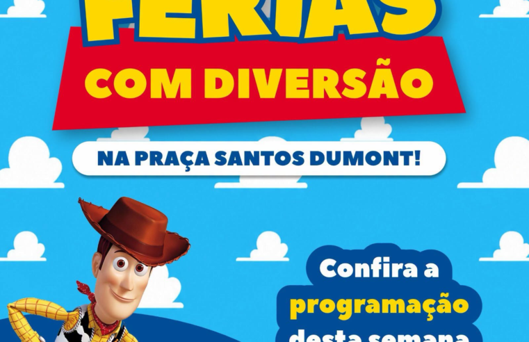 Colônia de Férias em Santa Helena 2026 agita Praça Santos Dumont