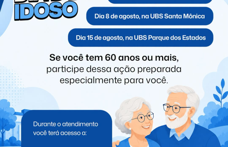 Dia D do Idoso em Santa Terezinha de Itaipu: datas e locais