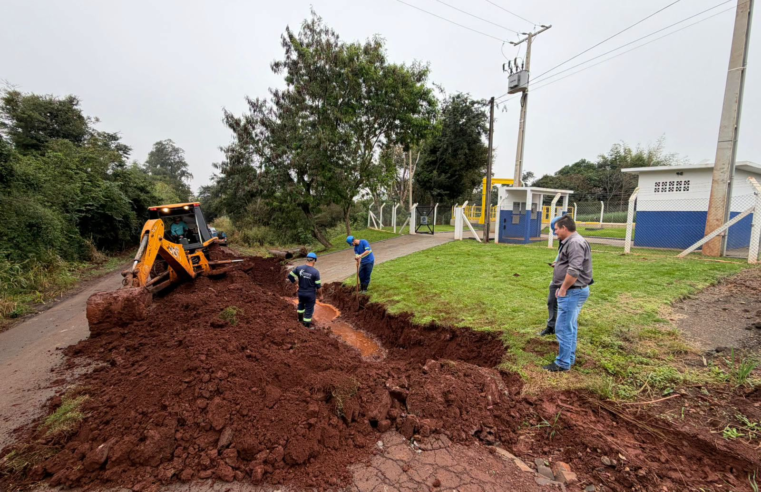 Obras Melhoram Acesso a Estação Elevatória em Missal