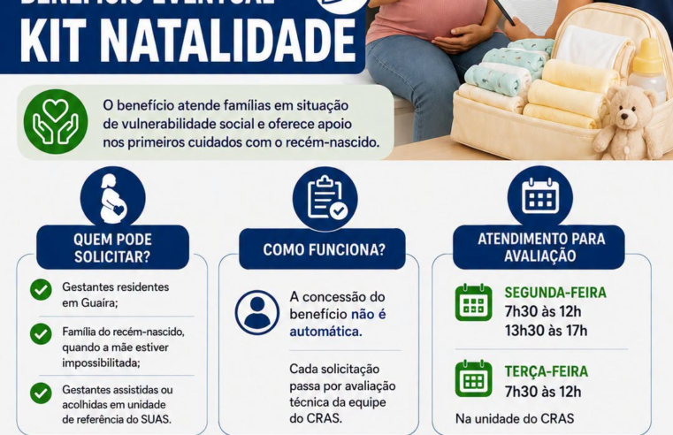 Kit Natalidade CRAS Guaíra: Como Solicitar o Benefício