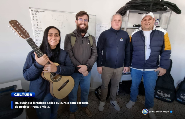 Projeto Prosa e Viola em Itaipulândia: Parceria Cultural Fortalecida