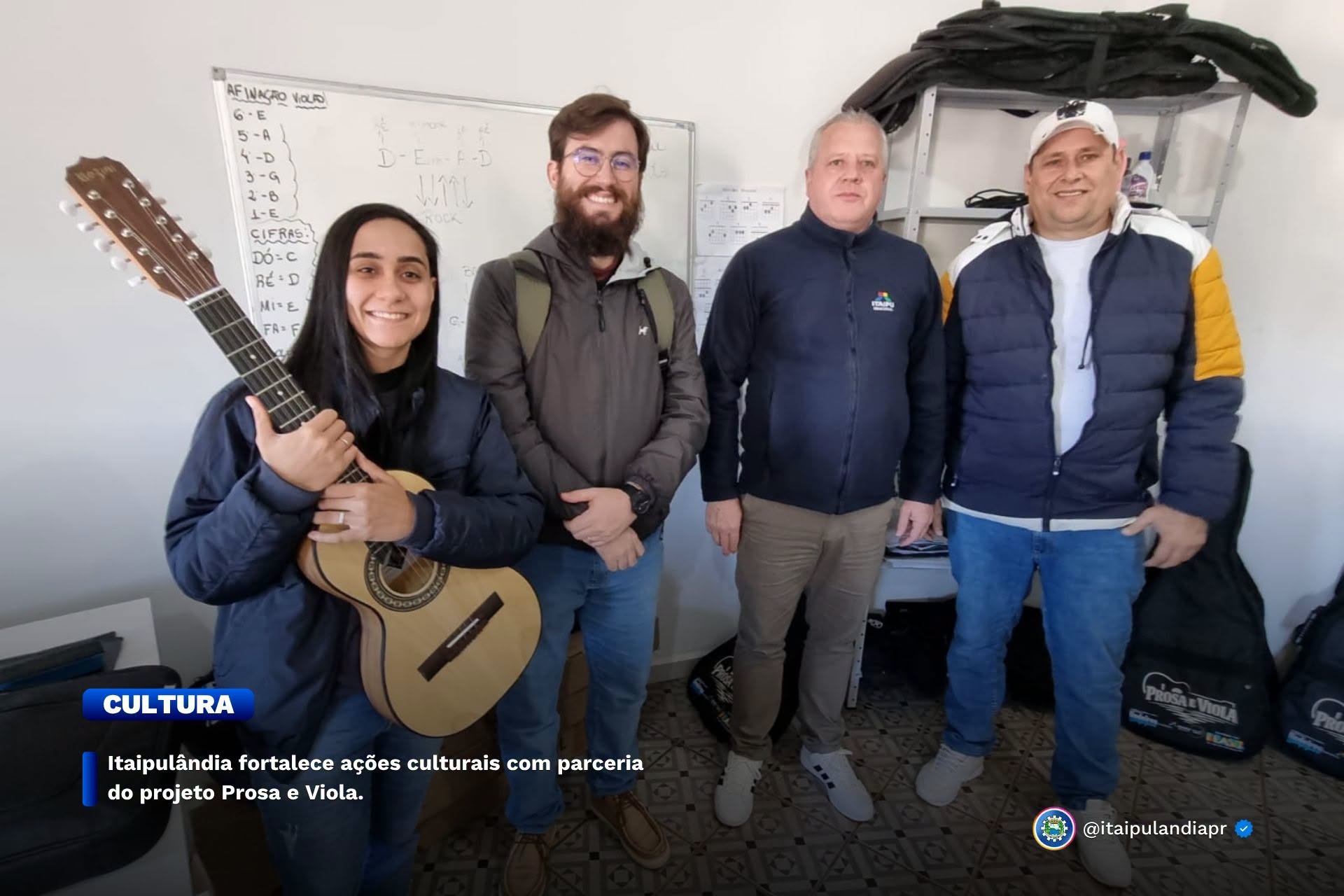 Projeto Prosa e Viola em Itaipulândia: Parceria Cultural Fortalecida