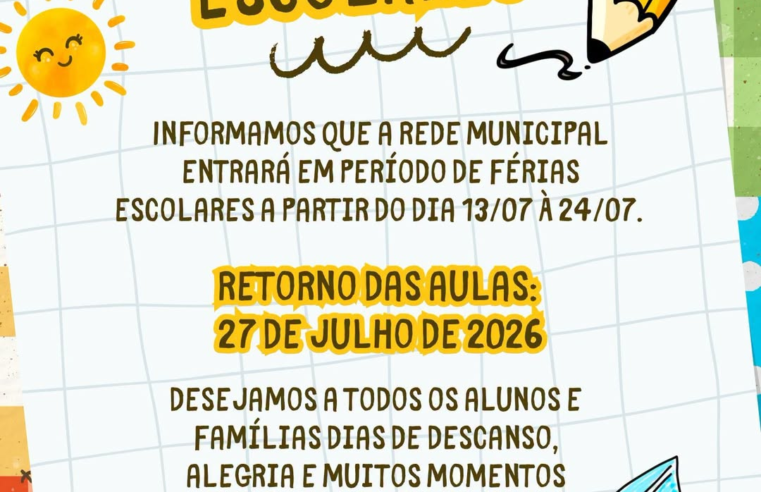 Calendário letivo de Missal 2026 define recesso e formação