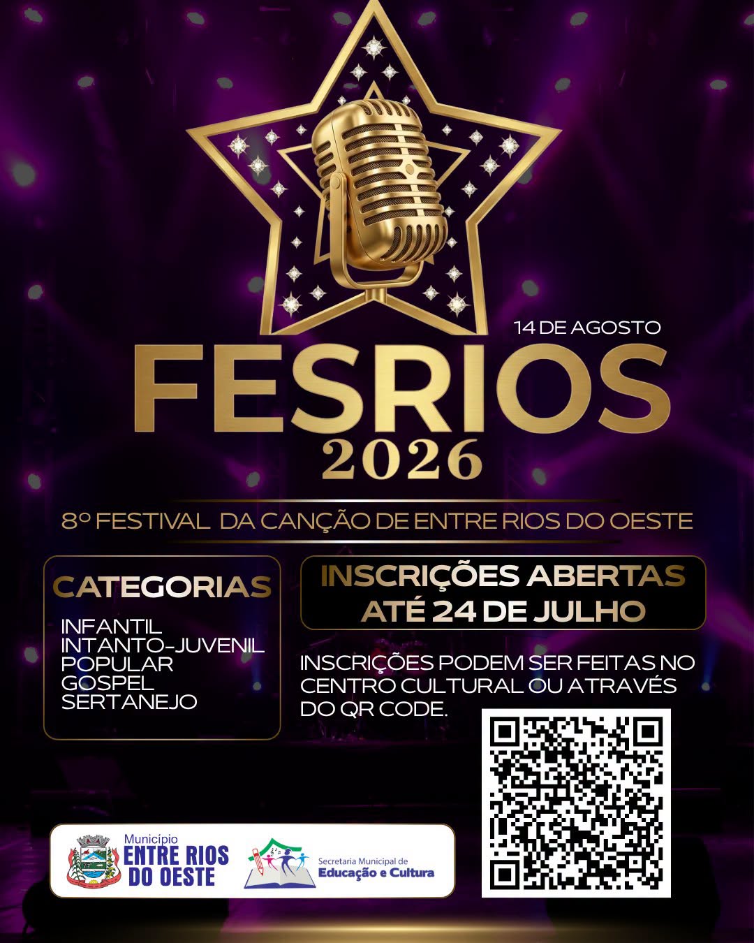 FESRIOS 2026: Inscrições abertas para o Festival da Canção