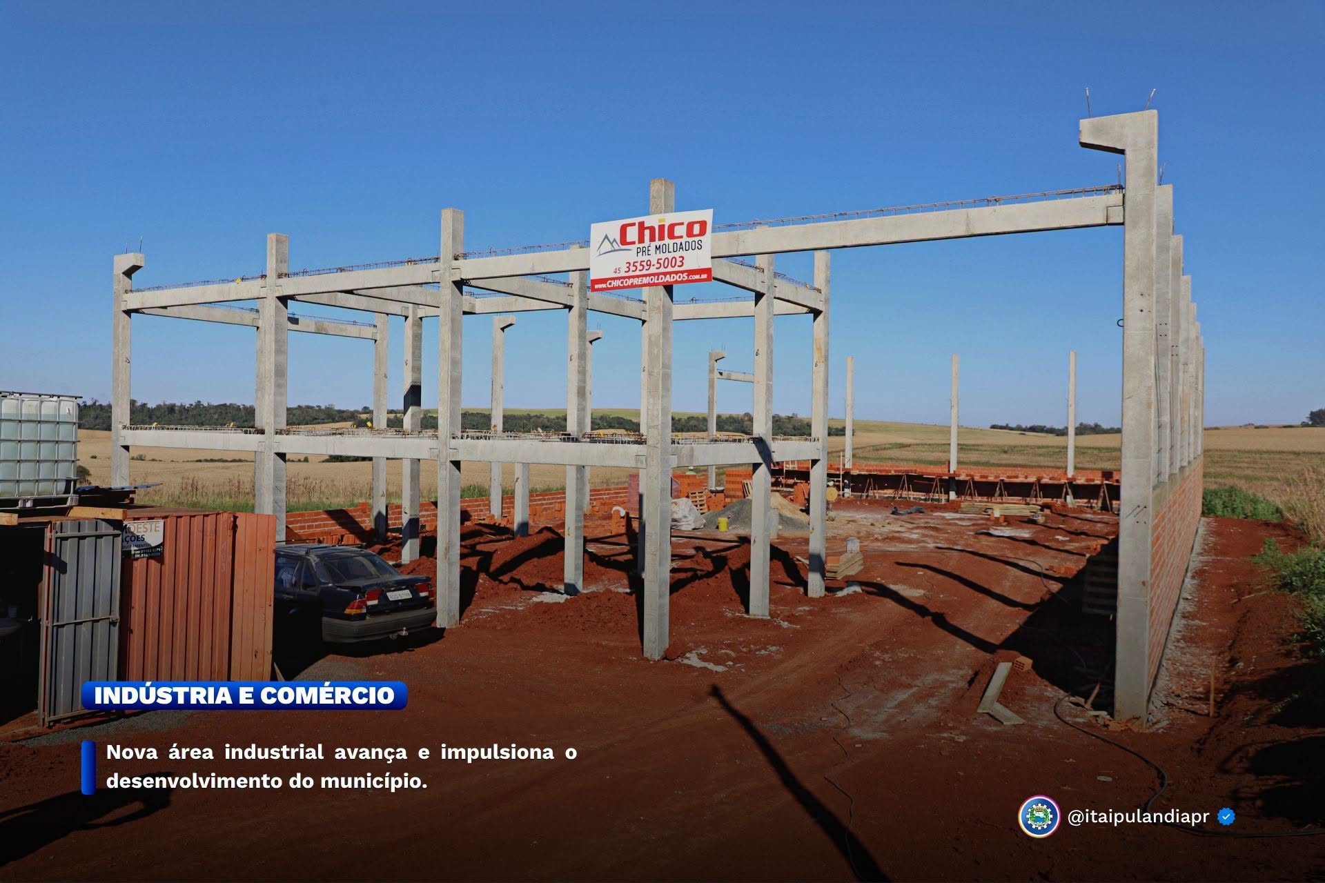 Nova área industrial de Itaipulândia avança; veja o que muda