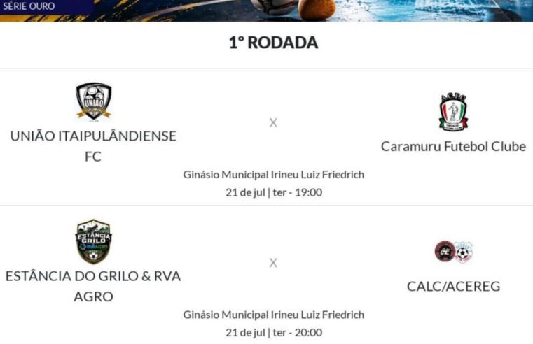 Futsal Itaipulândia 2026: datas e categorias do Municipal