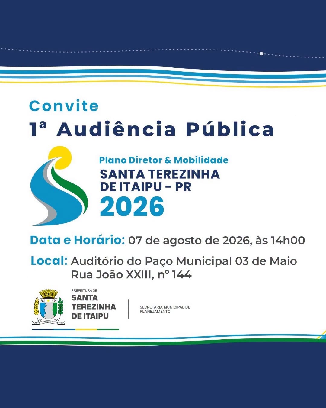 Audiência Pública do Plano Diretor de STI é dia 7 de agosto