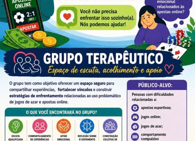 Grupo para vício em apostas começa em Foz do Iguaçu