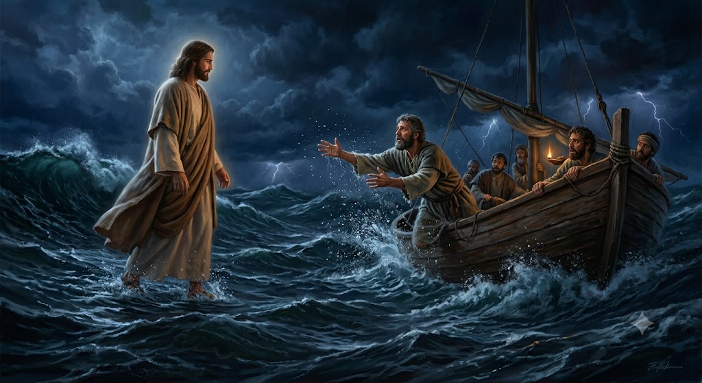 Evangelho do dia 3 de agosto — Jesus caminha sobre as águas
