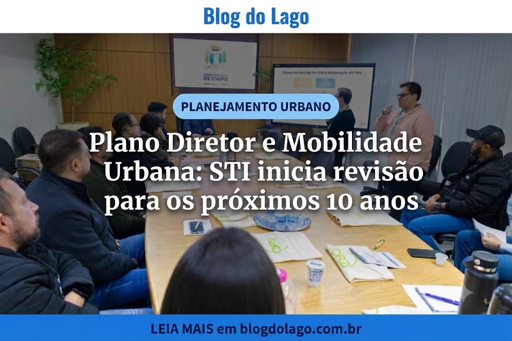 Plano Diretor e Mobilidade Urbana: STI inicia revisão para os próximos 10 anos