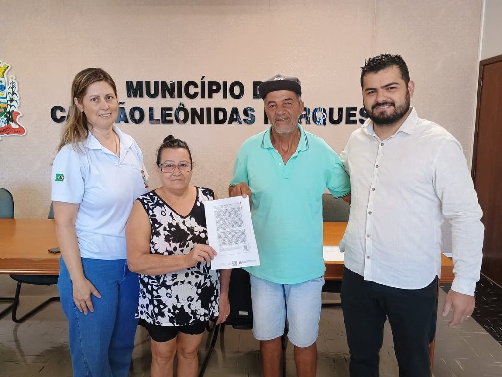 Regularização fundiária urbana em Capitão Leônidas Marques avança