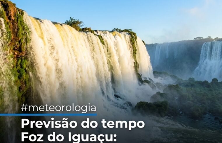 Previsão do tempo Foz do Iguaçu: sol e frio de 8°C amanhã