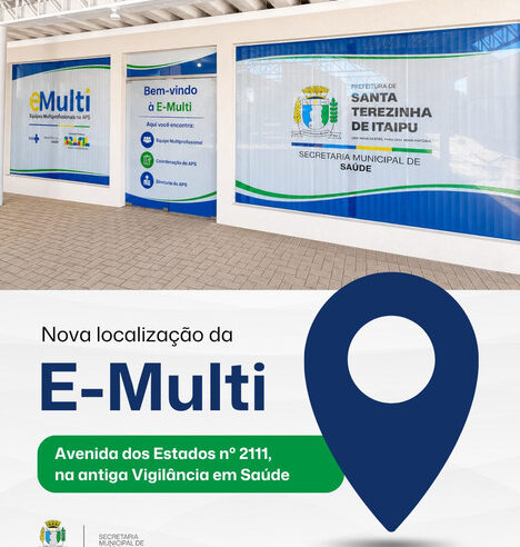 E-Multi muda de endereço em Santa Terezinha de Itaipu