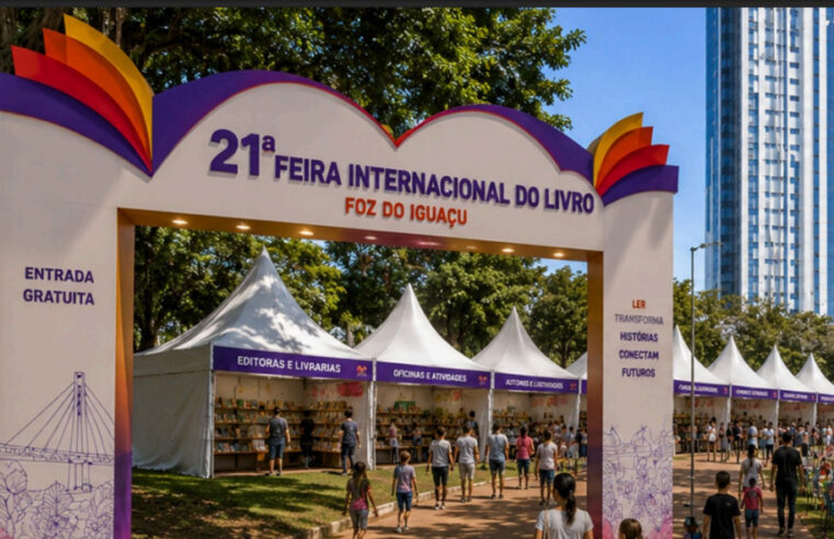 21ª Feira do Livro de Foz do Iguaçu Inicia Dia 03 na Praça da Paz