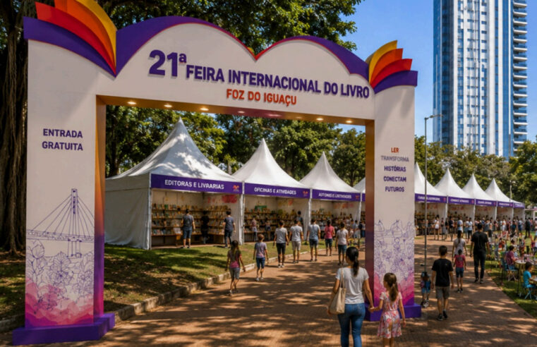 Feira do Livro de Foz do Iguaçu 2026 Terá 80 Atrações