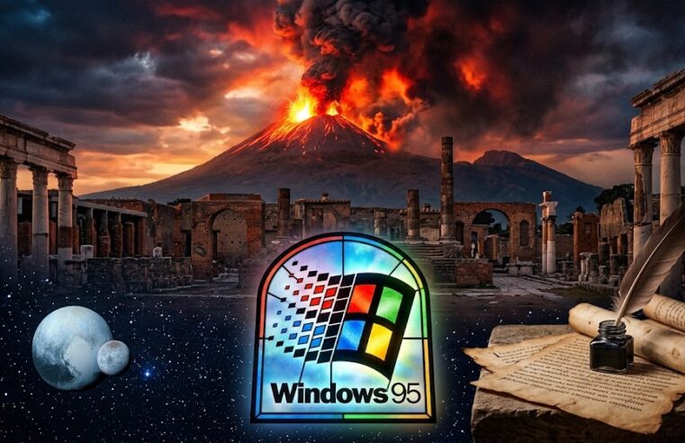 24 de agosto: Erupção do Vesúvio, Windows 95 e Paulo Coelho!