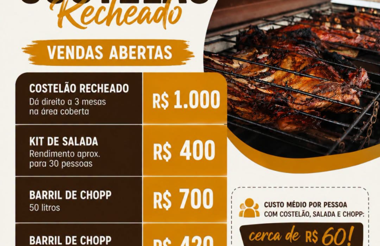 Festa do Costelão Recheado em Mercedes abre vendas de fichas