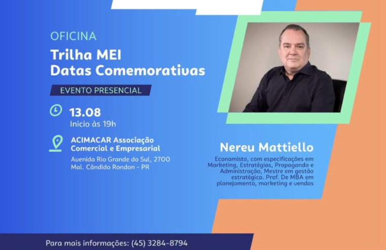 Oficina de Datas Comemorativas Tem Vagas em Marechal Rondon
