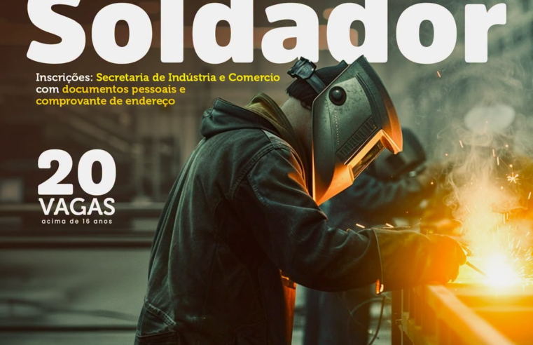 Curso de soldador em Entre Rios do Oeste abre 20 vagas