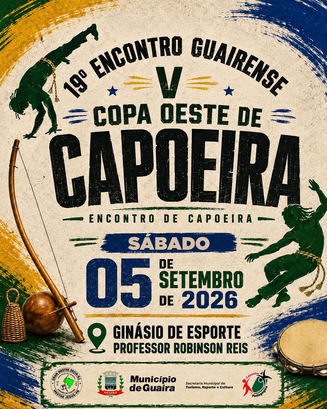 Encontro de Capoeira em Guaíra Reúne Atletas em Setembro