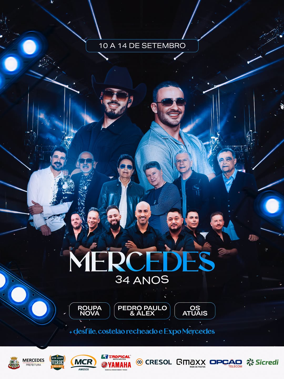 Festa de 34 Anos de Mercedes Traz Roupa Nova e Costelão