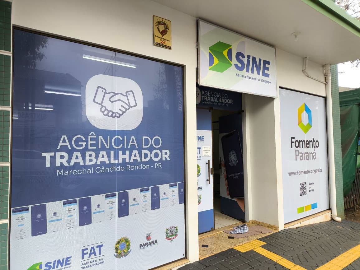 Vagas no Sine de Marechal Cândido Rondon: 446 oportunidades