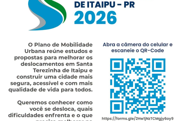 Plano de Mobilidade Urbana de Santa Terezinha de Itaipu: Participe