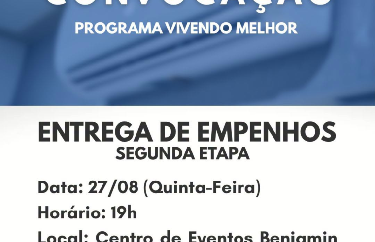 Programa Itaipulândia Vivendo Melhor: Entrega de Empenhos
