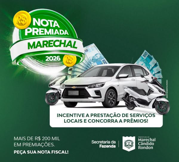 Sorteio da Nota Premiada Marechal distribui 8 mil reais