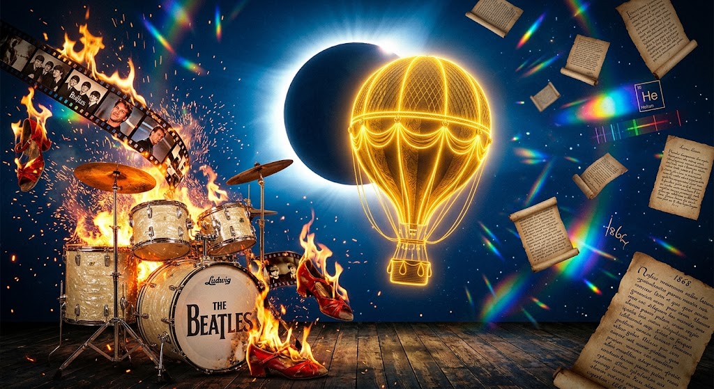 18 de agosto: Descoberta do Hélio, Patrick Swayze e Os Beatles!