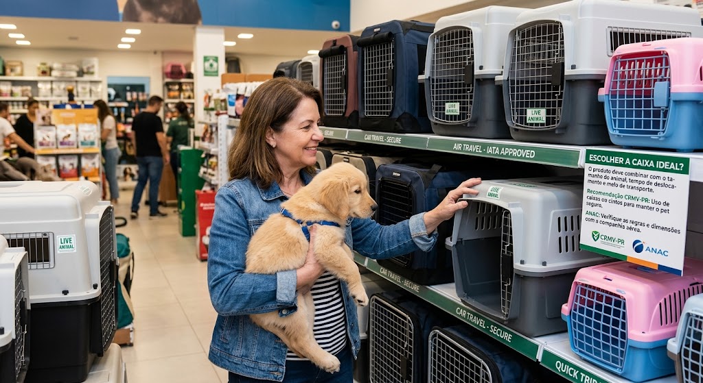Como escolher uma caixa de transporte para seu pet