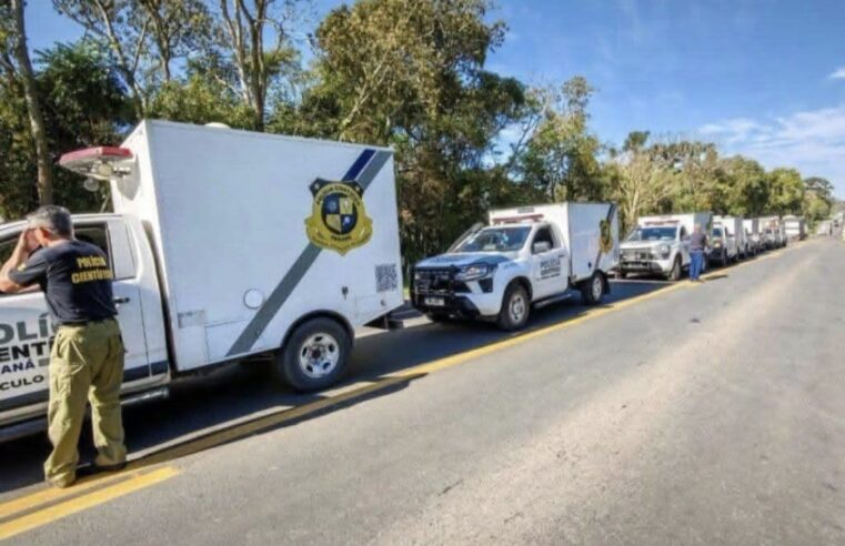 Acidente na BR-373 mata 23 pessoas em Ipiranga e mobiliza IML do Paraná