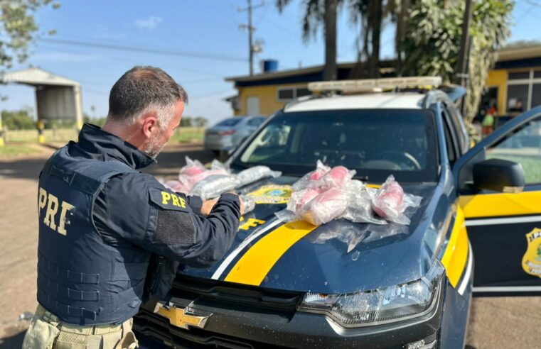 PRF Apreende 16kg de Haxixe em Santa Terezinha de Itaipu