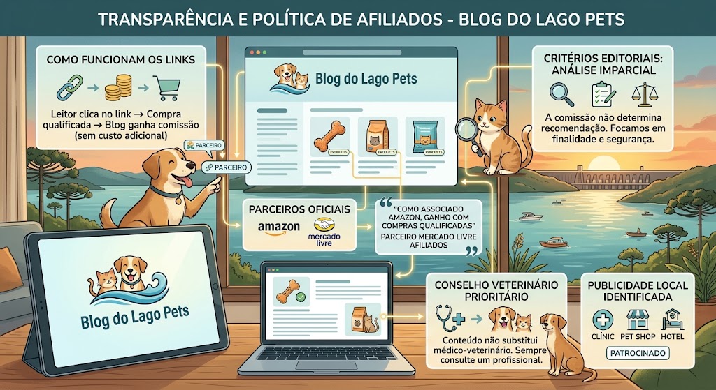 Política de afiliados do Blog do Lago Pets